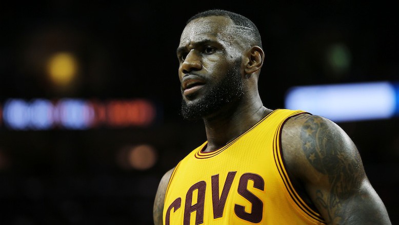 Watch Lebron James Flashes Camera In Nba Finals Nsfw