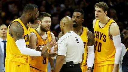 WATCH: Klay Thompson Out of Bounds Play Gives Ball to Cavs