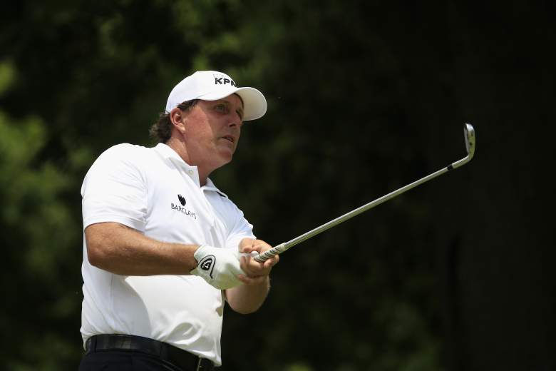 Phil Mickelson is the focus of a number of prop bets for the U.S. Open. (Getty)