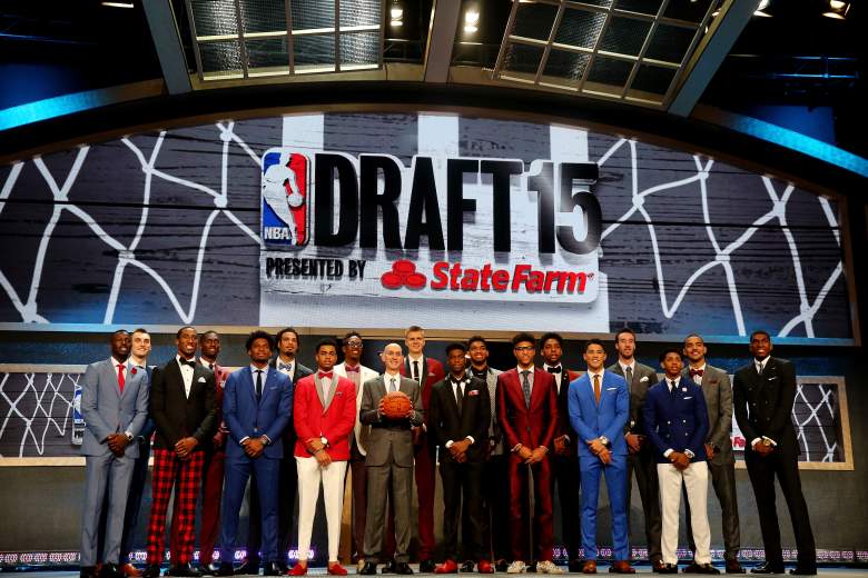 2015 NBA Draft prospects pose for a photo. (Getty)