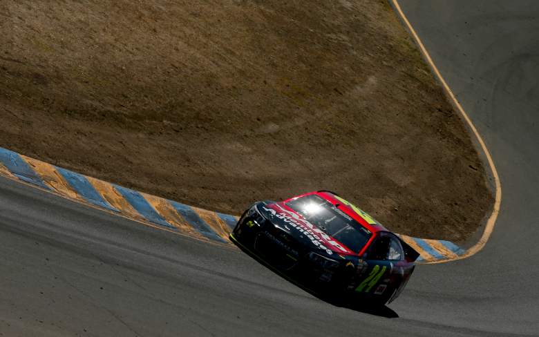 Jeff Gordon navigates the track at Sonoma Raceway. (Getty)