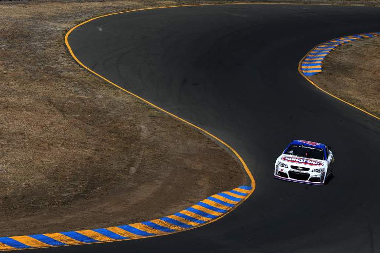 AJ Allmendinger is on the pole for Sunday's Toyota/Save Mart 350 at Sonoma Raceway. (Getty)
