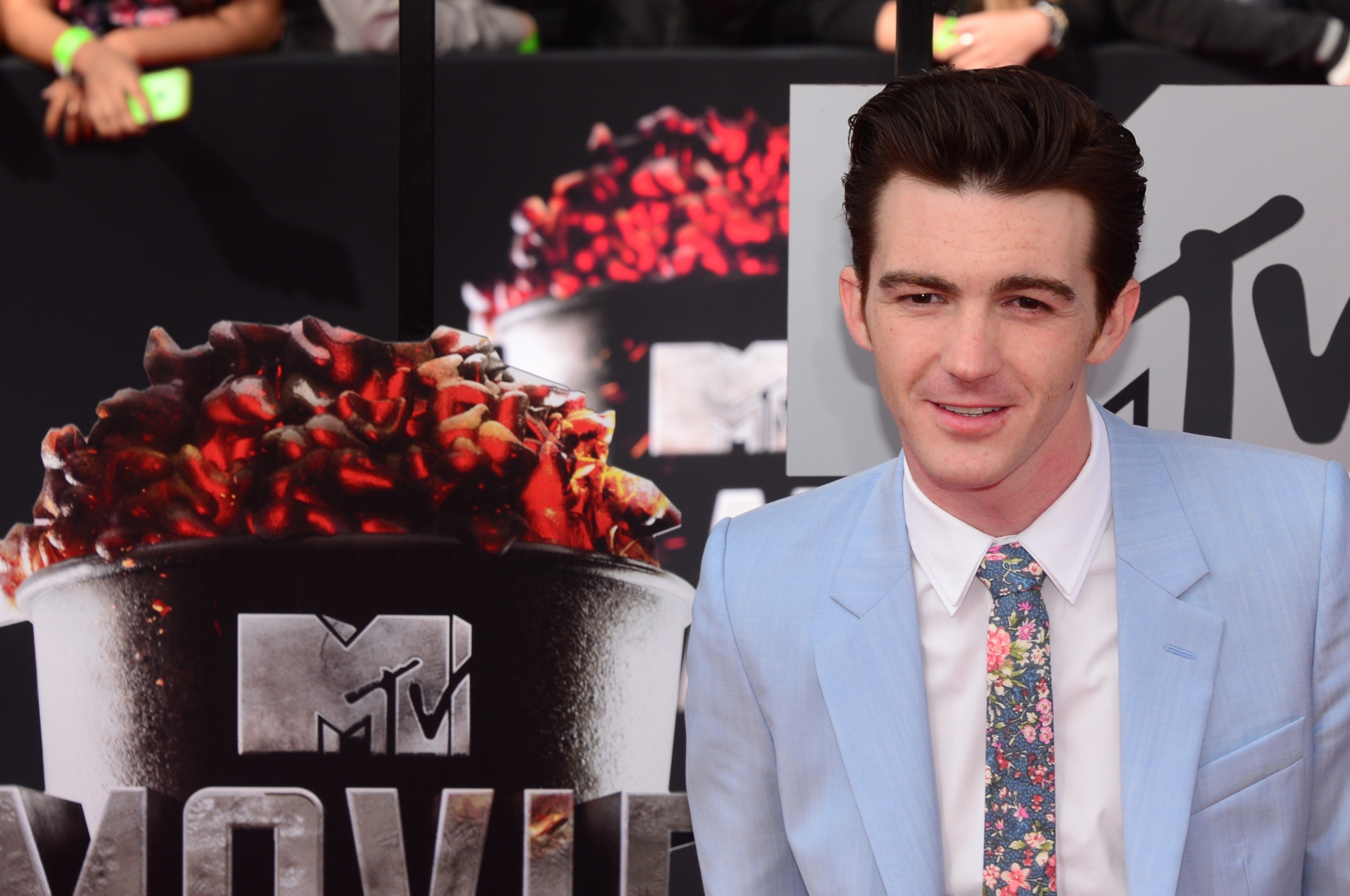 Drake Bell at the 2014 MTV Movie Awards. Getty