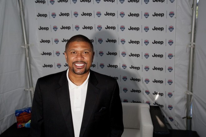 CHICAGO, IL - AUGUST 15:  Former NBA player Jalen Rose attends Kyrie Irving, Jalen Rose, and Jalen Rose Leadership Academy Students Celebrate the Summer of Jeep at Navy Pier on August 15, 2014 in Chicago, Illinois.  (Photo by Jeff Schear/Getty Images for Jeep)