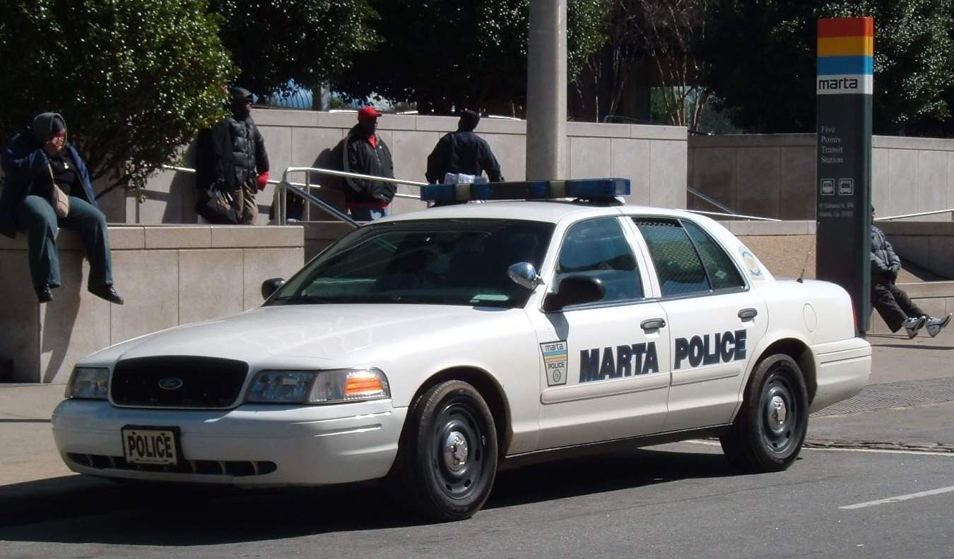 MARTA Police outside the Five Points Station in an undated photo. (Wikipedia Creative Commons)