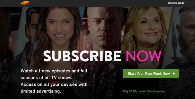 hulu plus, showtime anytime, HBO Now