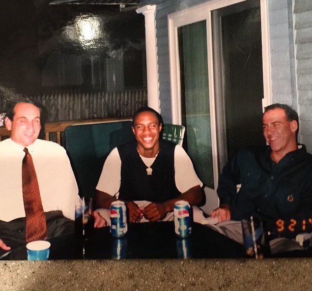 A young Williams during a recruiting trip from Duke head coach Mike Krzyzewski (left). (Instagram/realjaywilliams)