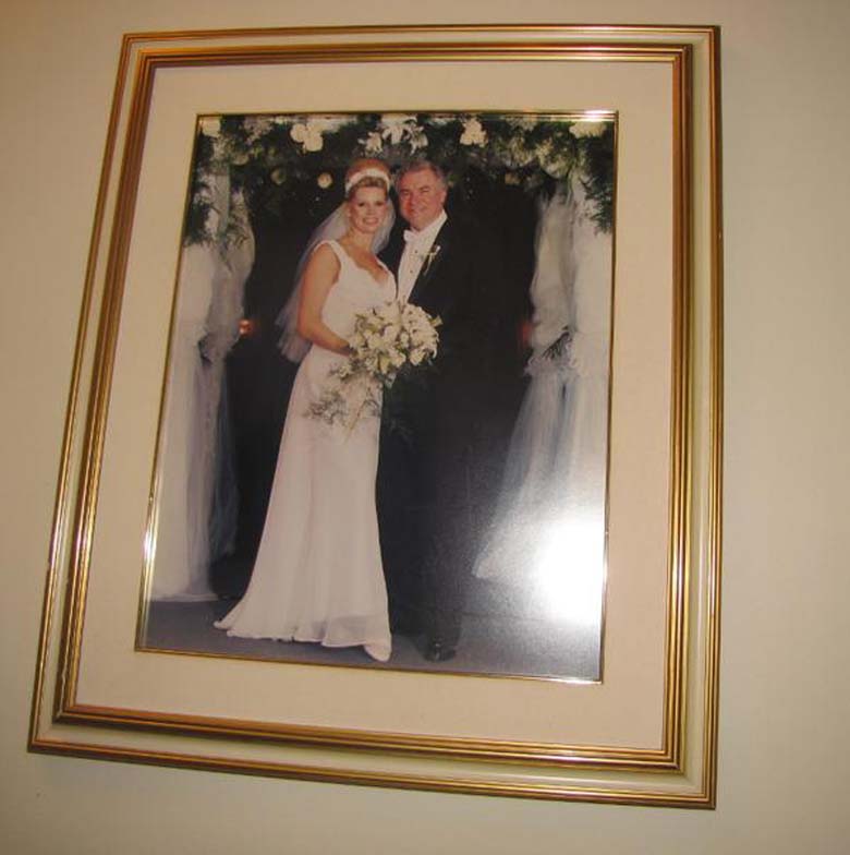 David and Jackie Siegel's Wedding Photo. (Twitter)
