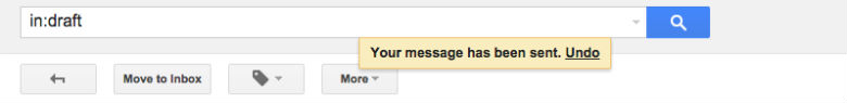 gmail, undo button, google