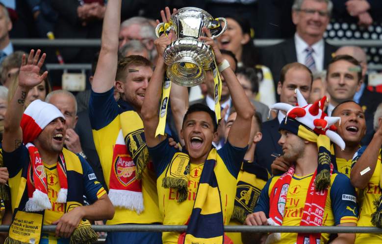 Alexis Sanchez had a very successful first season in North London with Arsena, helping the side to a second straight FA Cup title, and looks to bring a Premier League title back to Arsenal in 2014-2015. (Getty)