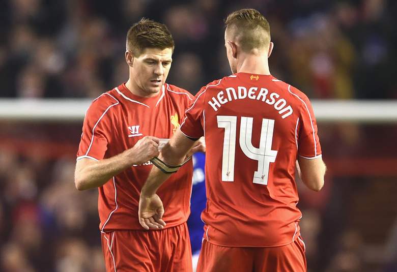 Jordan Henderson will be handed the captains armband from Steven Gerrard this season and the midfielder looks to guide Liverpool back to the top of the table. Getty