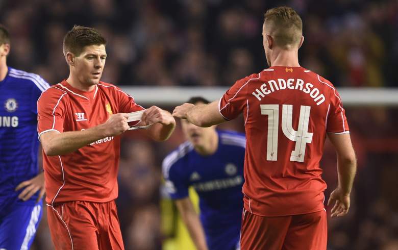 After 10 years with Steven Gerrard as the captain of Liverpool, the Reds will have midfielder Jordan Henderson wear the armband full-time. (Getty)  