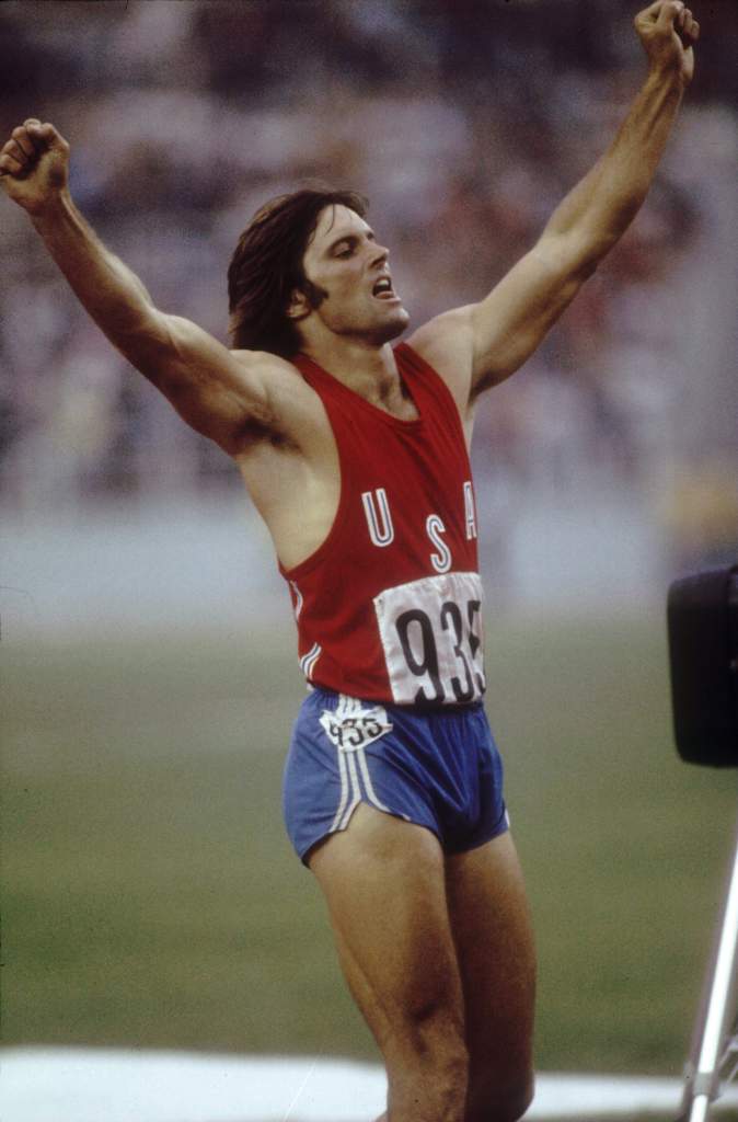 Caitlyn (Bruce) Jenner at the 1976 Olympics. (Getty)