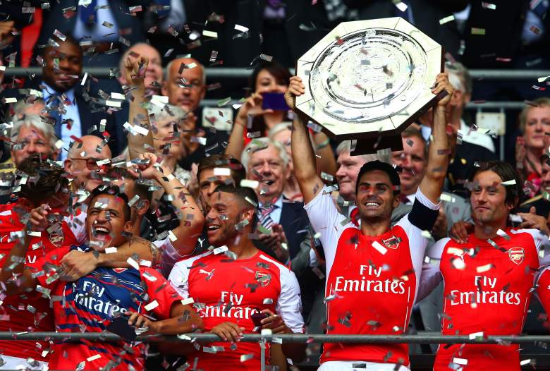 Arsenal won the Community Shield last year. (Getty)
