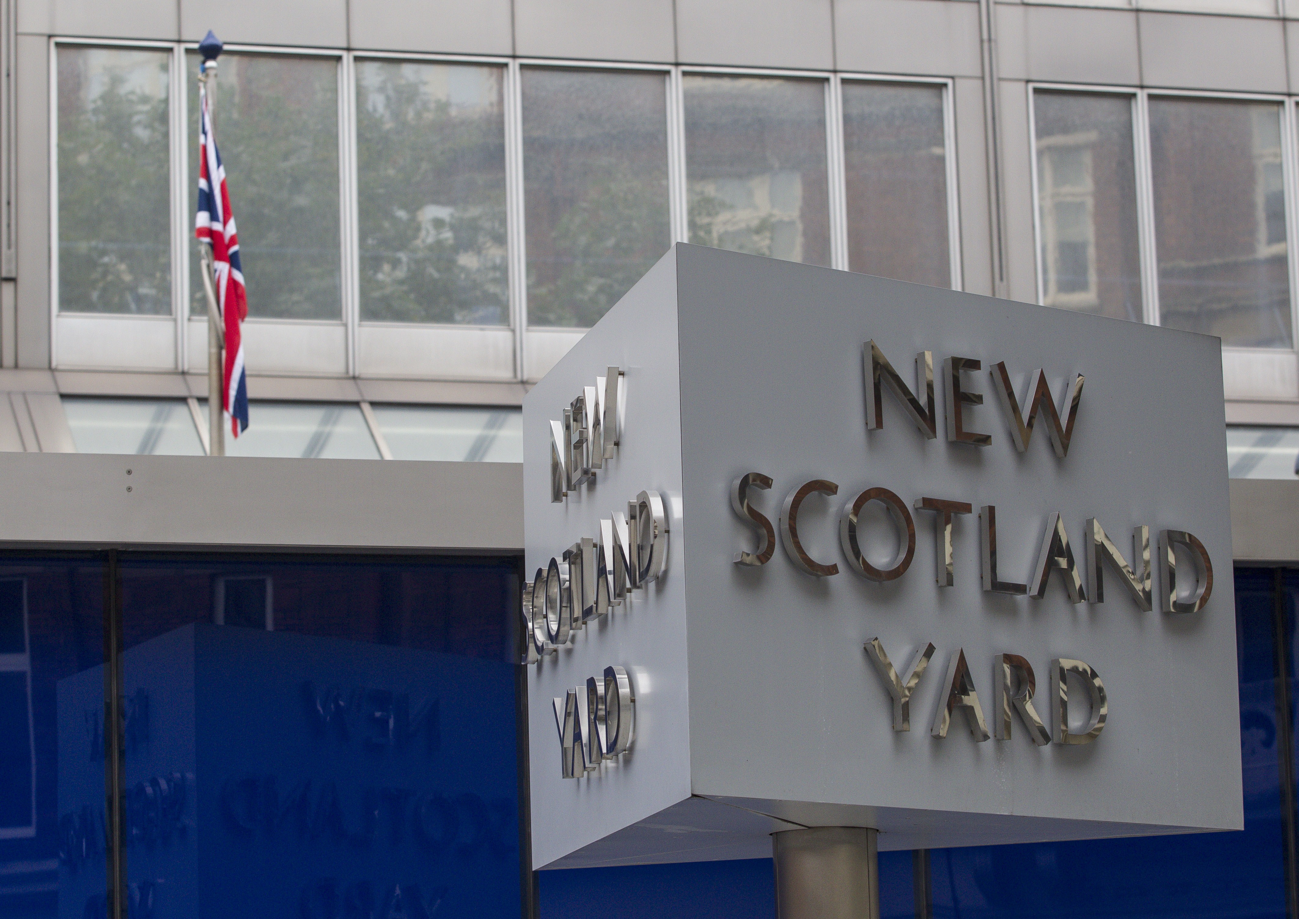 Britain's Metropolitan police headquarters, also known as Scotland Yard. Met police lead the investigation into the two Luton men. (Getty)