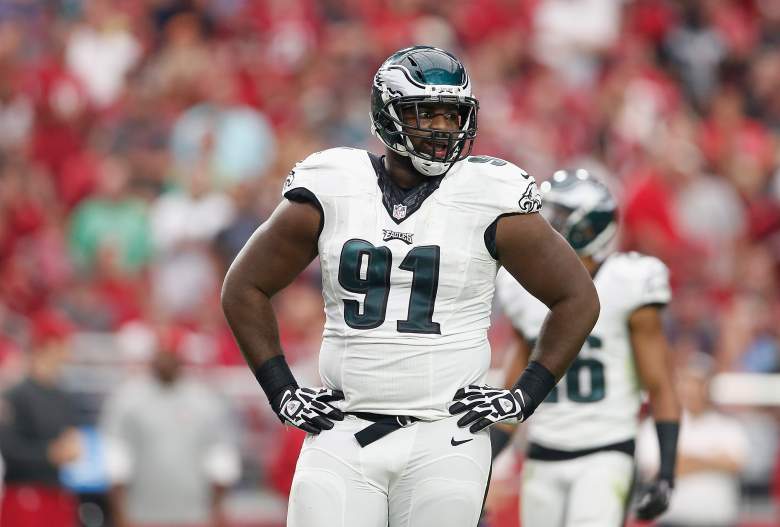 GLENDALE, AZ - OCTOBER 26:  Defensive end Fletcher Cox #91 of the Philadelphia Eagles during the NFL game against the Arizona Cardinals at the University of Phoenix Stadium on October 26, 2014 in Glendale, Arizona.  (Photo by Christian Petersen/Getty Images)