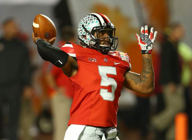 There were false reports about Braxton Miller leaving. -Getty