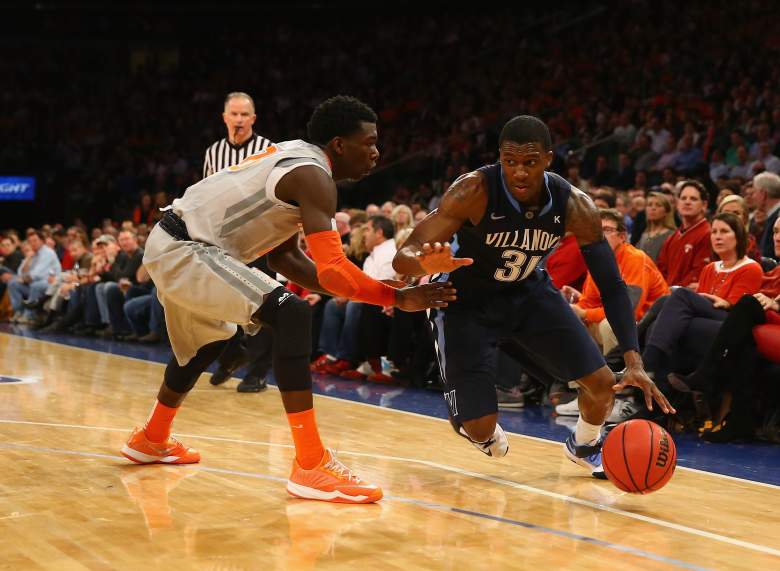 NEW YORK, NY - DECEMBER 09:  Dylan Ennis #31 of the Villanova Wildcats in action against Illinois Fighting Illini during their game at the Jimmy V Classic in Madison Square Garden on December 9, 2014 in New York City.  (Photo by Al Bello/Getty Images)