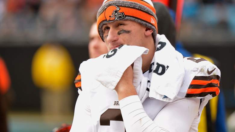 After a tumultuous rookie season, Johnny Manziel needs a good training camp to begin 2015. (Getty)