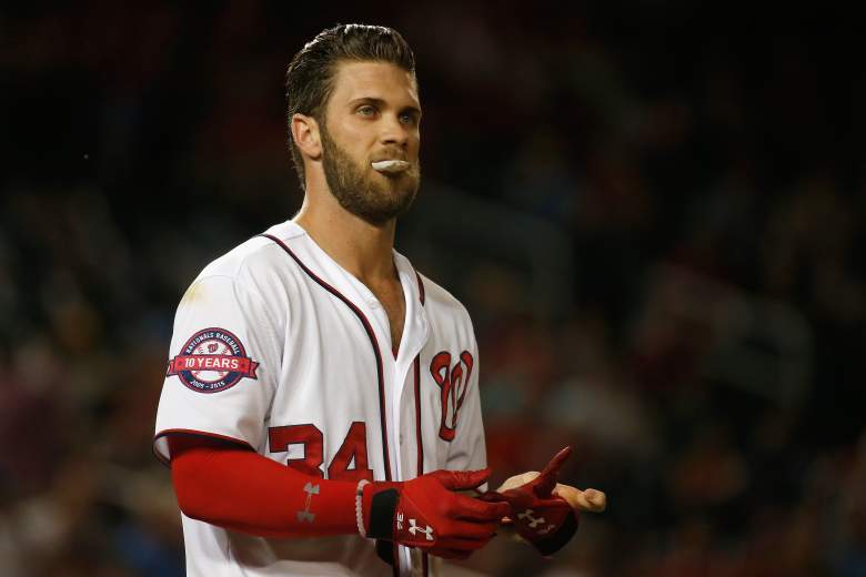 Washington Nationals OF Bryce Harper was the National League's leading vote-getter. (Getty)