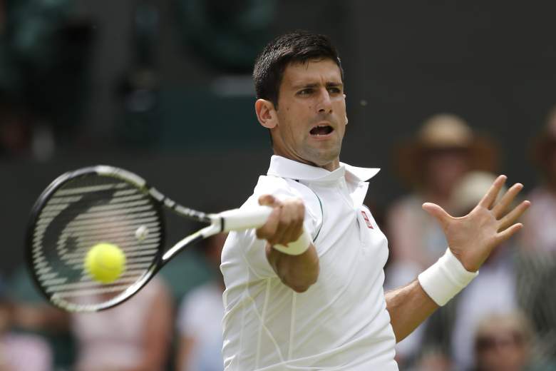 Novak Djokovic is a heavy favorite in his Friday Wimbledon match vs. Bernard Tomic. (Getty)