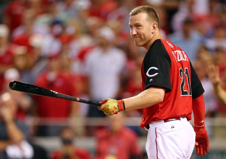 July 13 2015:Cincinnati Red Todd Frazier and his brother Charlie