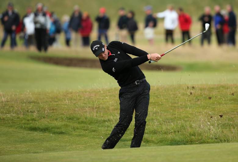during the second round of the 144th Open Championship at The Old Course on July 17, 2015 in St Andrews, Scotland.