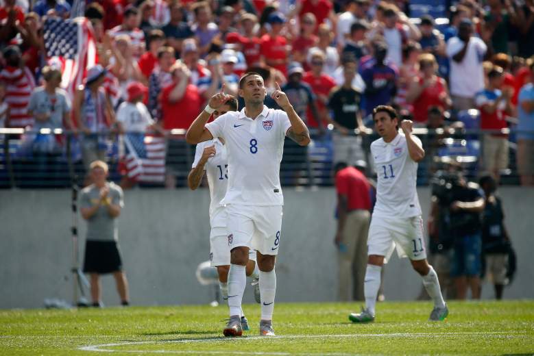 The USMNT are one win away from the Gold Cup Final. (Getty)