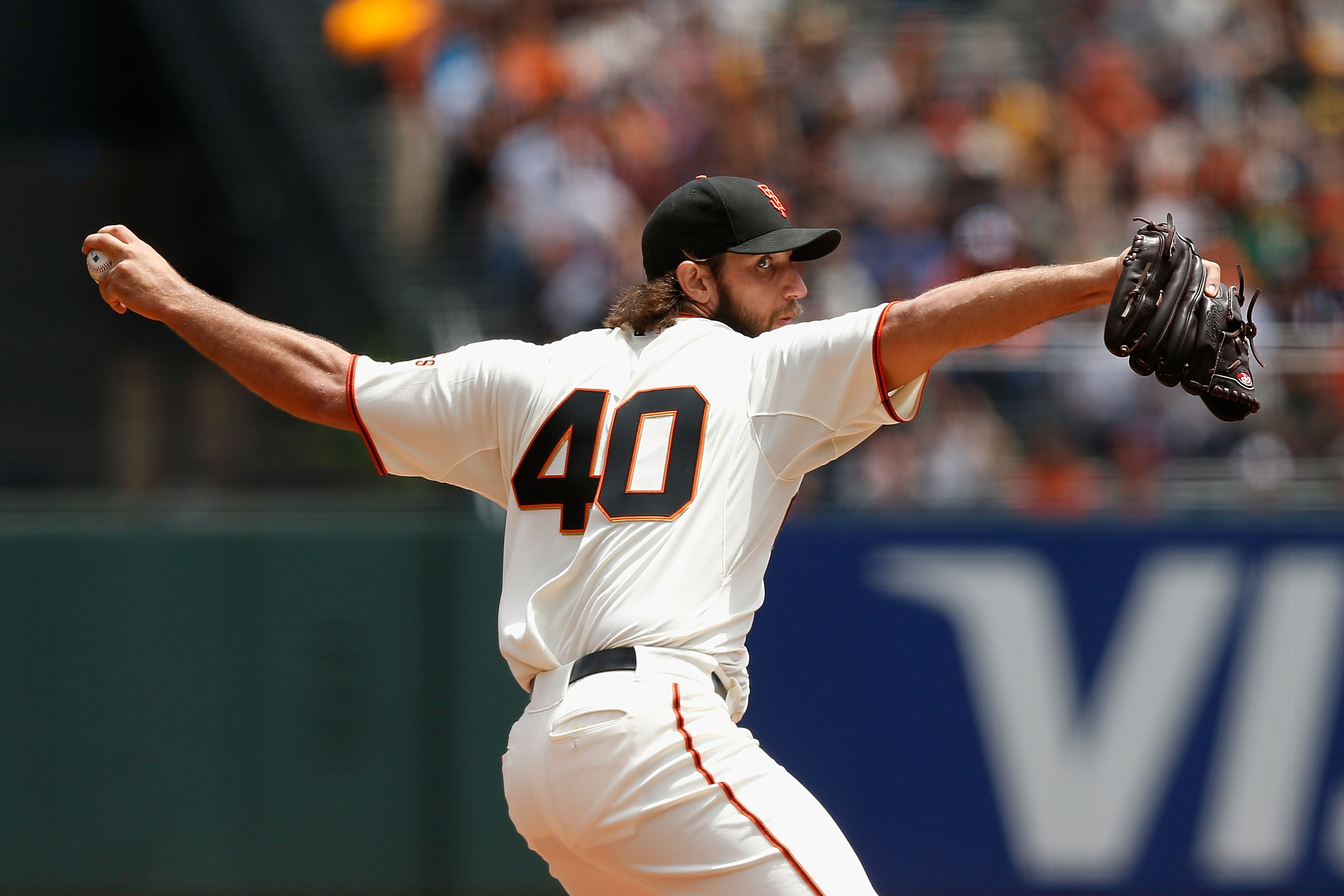 Madison Bumgarner is coming off a strong start against the A's (Getty).