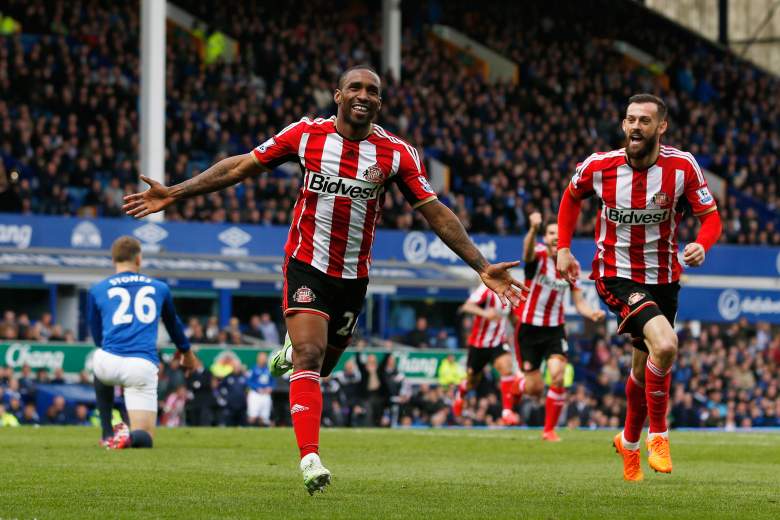 The veteran Jermaine Defoe boosted Sunderland in the second half of 2014-2015 and looks to power Sunderland's offense in 2015-2016. (Getty)