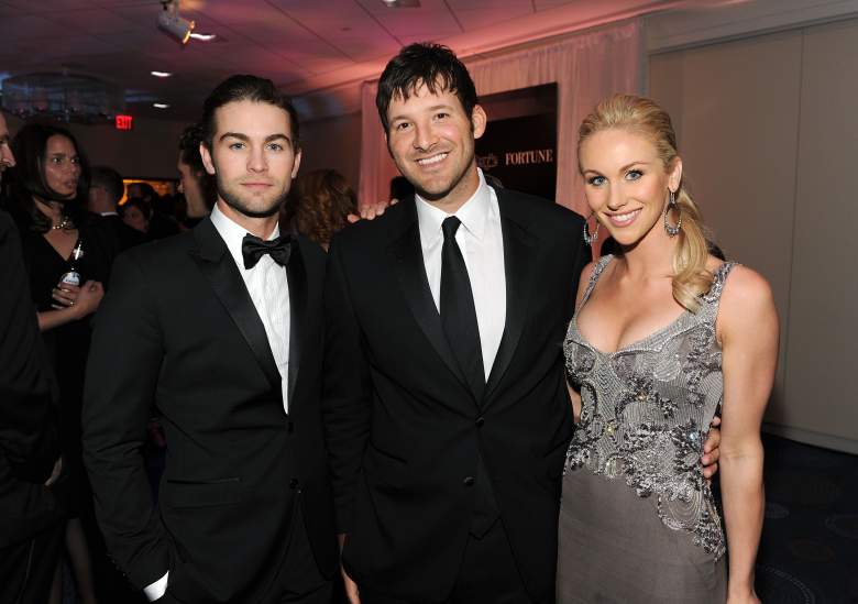 WASHINGTON, DC - APRIL 30:  (L-R)  Actor Chace Crawford, NFL player Tony Romo and Candice Crawford attend the TIME/CNN/People/Fortune White House Correspondents' dinner cocktail party at the Washington Hilton on April 30, 2011 in Washington, DC.  (Photo by Larry Busacca/Getty Images for TIME)