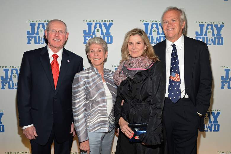 NEW YORK, NY - OCTOBER 12: (L-R) New York football Giants head coach Tom Coughlin, Judy Coughlin, Susan Saint James, and Dick Ebersol attend the Tom Coughlin 8th Annual "Champions For Children" Gala at Cipriani 42nd Street on October 12, 2012 in New York City. (Photo by Mike Coppola/Getty Images)