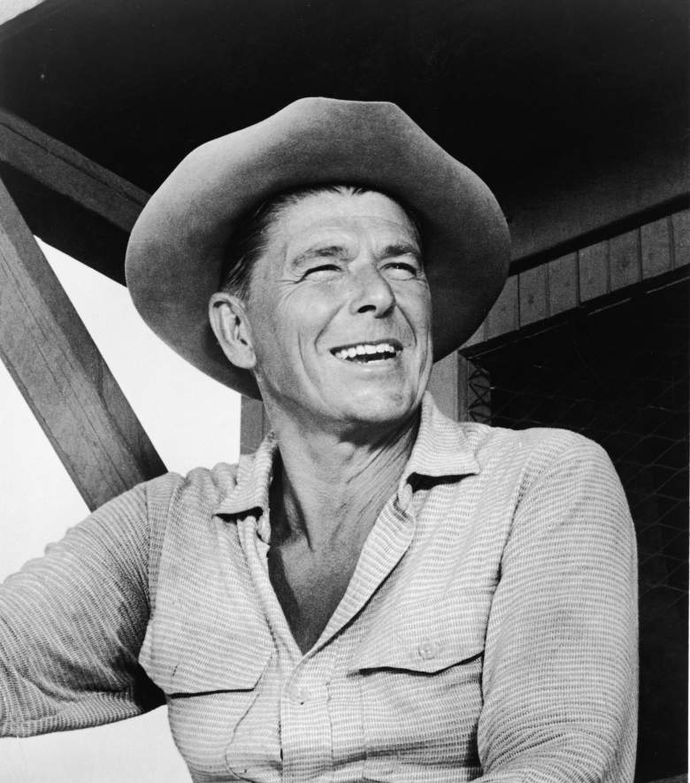 American actor and politician Ronald Reagan in a scene from the 'Temporary Warden' episode of the 'Death Valley Days' television series, September 30, 1965. (Getty Images)