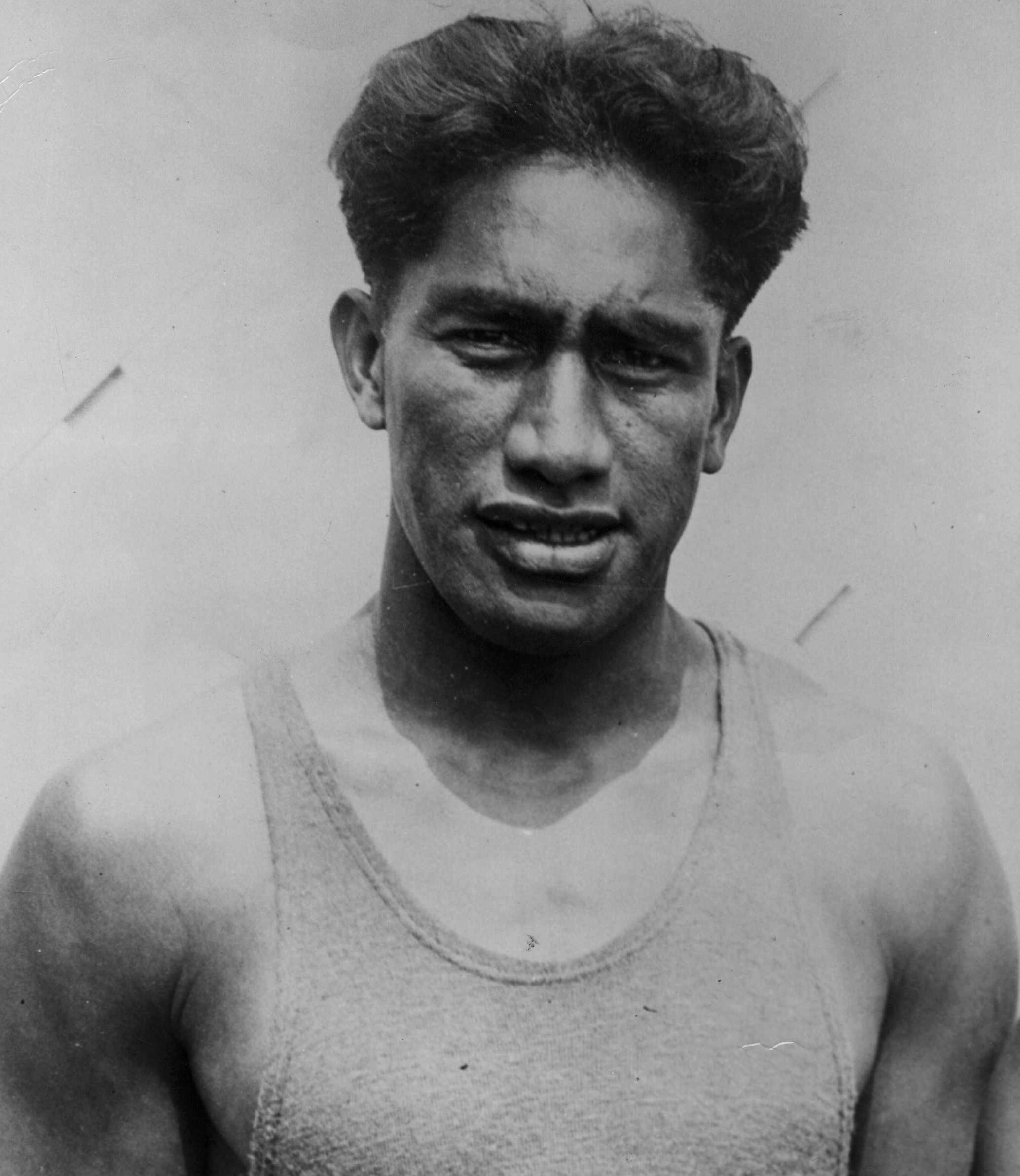 Duke Kahanamoku,1890-1968,Hawaiian Swimmer,Surfer,Lawman,Actor,his 