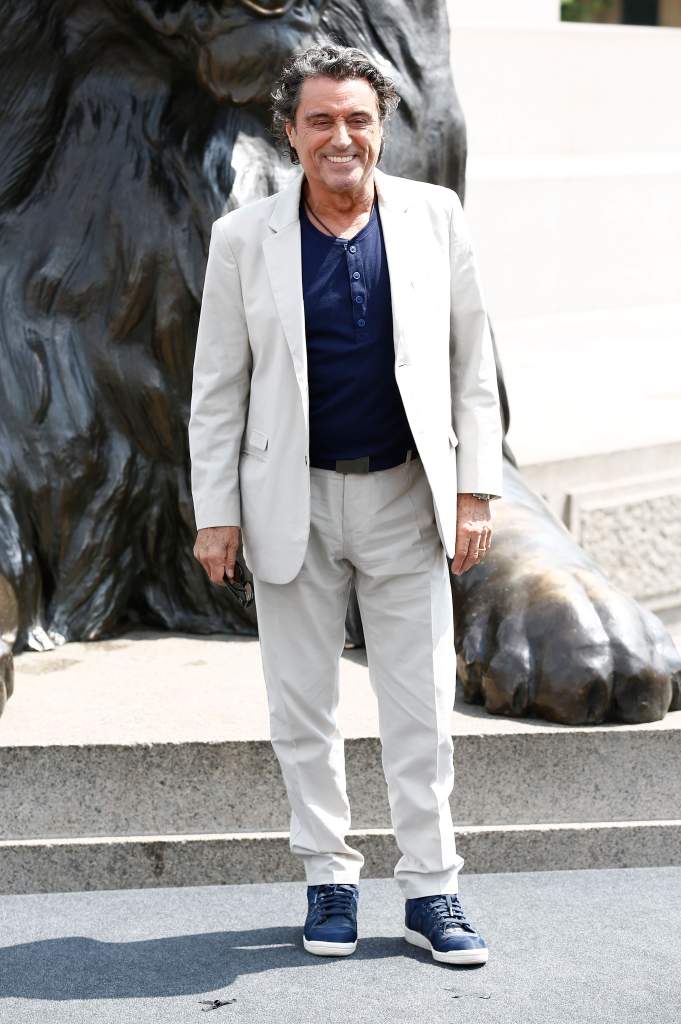LONDON, ENGLAND - JULY 02:  Ian McShane attends a photocall for "Hercules" at Trafalgar Square on July 2, 2014 in London, England.  (Photo by Tim P. Whitby/Getty Images)