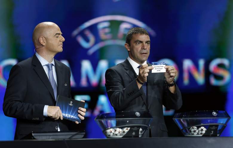 The Champions League group stage draw takes place Thursday. (Getty)
