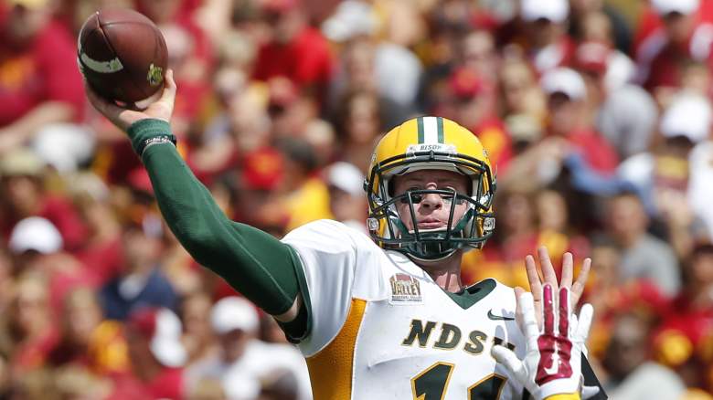 Carson Wentz looks to get No. 1 North Dakota State started off on the right foot during Saturday's opener against No. 12 Montana. (Getty)