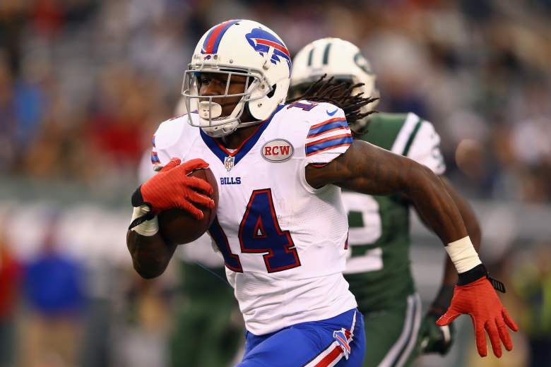 Bills receiver Sammy Watkins might not live up to the lofty expectations placed on him in 2015. (Getty)