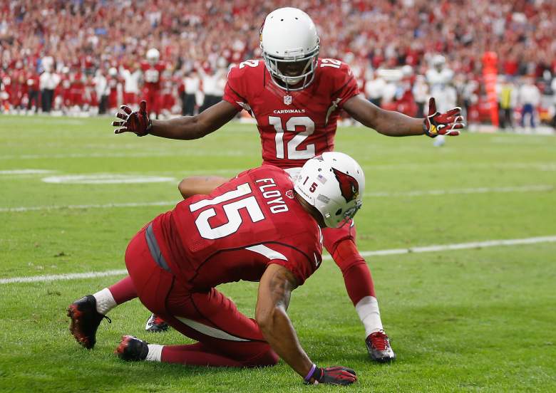 John Brown and Michael Floyd are threats at the receiver position. (Getty)