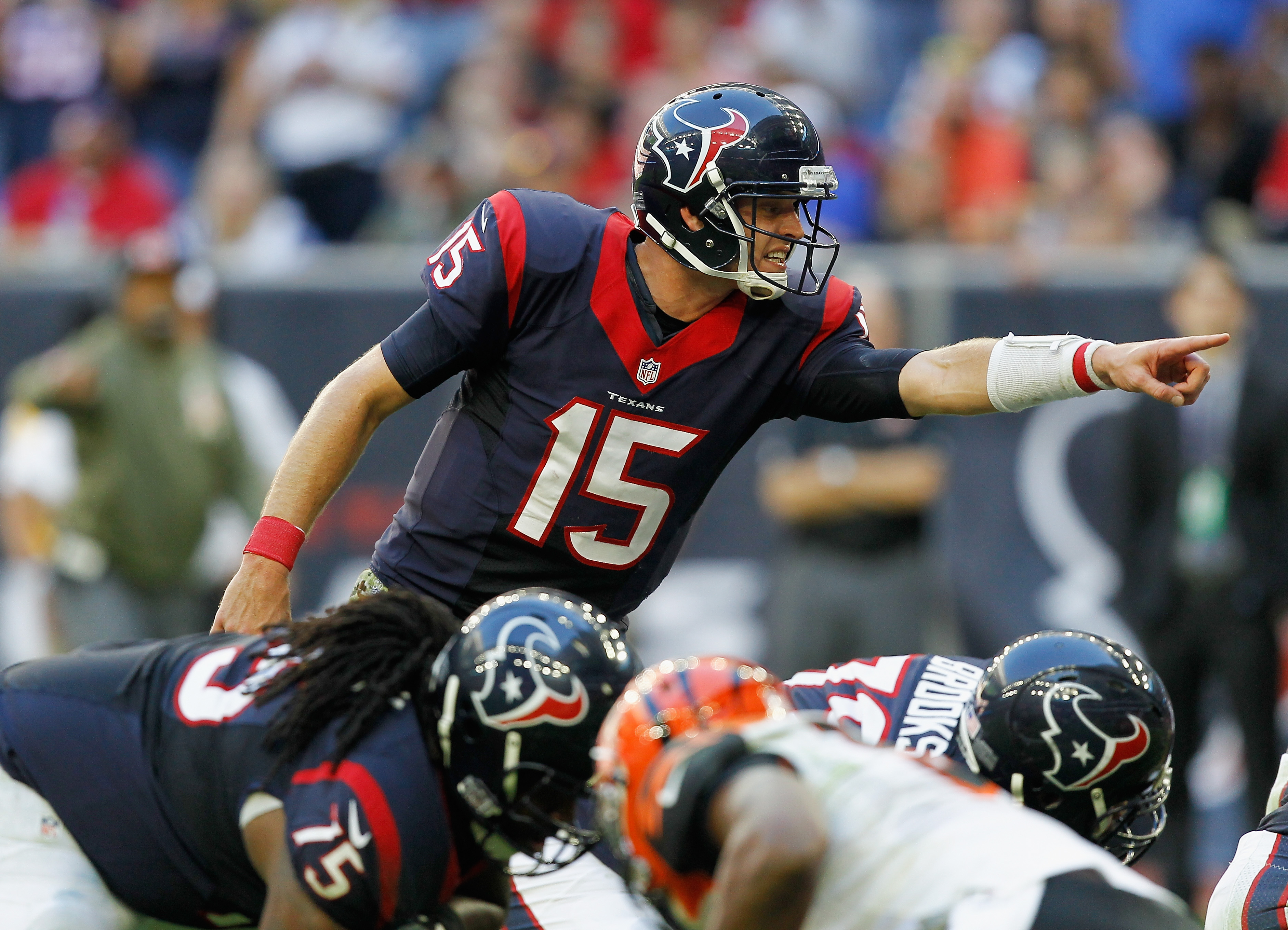 Mallett was upset after Hoyer was named the Texans' starting QB Tuesday morning (Getty).