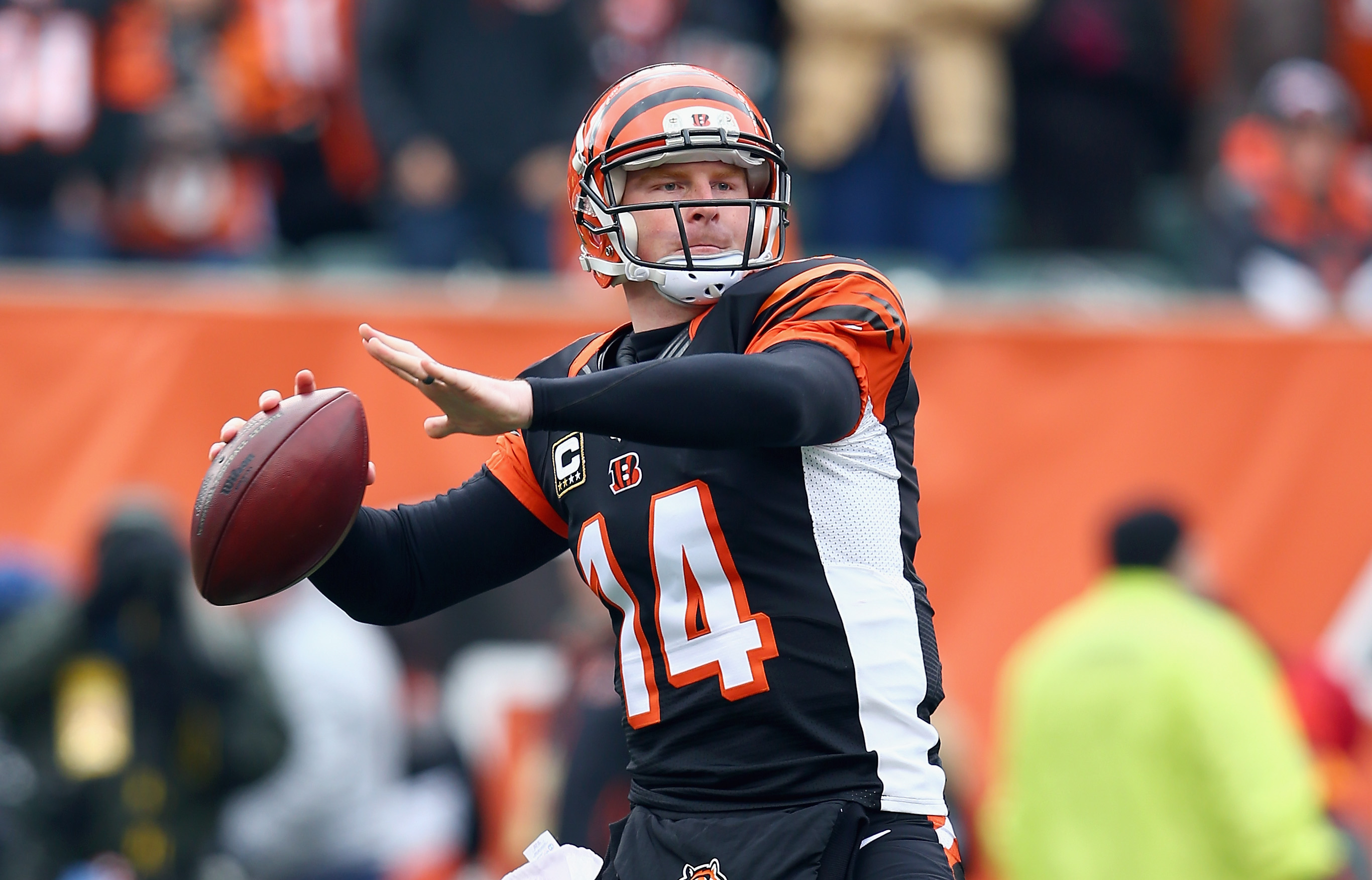 andy dalton, red rifle, bengals