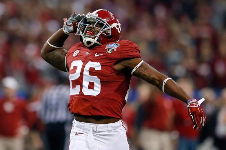 NEW ORLEANS, LA - JANUARY 02:  Landon Collins #26 of the Alabama Crimson Tide celebrates after intercepting the ball against the Oklahoma Sooners during the Allstate Sugar Bowl at the Mercedes-Benz Superdome on January 2, 2014 in New Orleans, Louisiana.  (Photo by Kevin C. Cox/Getty Images)