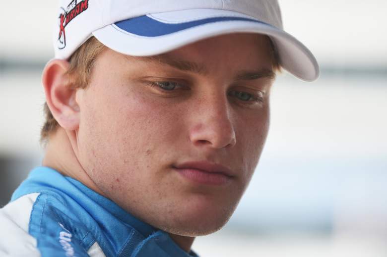 FORT WORTH, TX - JUNE 05: Sage Karam, driver of the #8 Lexar Chevrolet, looks on during practice for the Verizon IndyCar Series Firestone 600 at Texas Motor Speedway on June 5, 2015 in Fort Worth, Texas. (Photo by Rainier Ehrhardt/Getty Images for Texas Motor Speedway)
