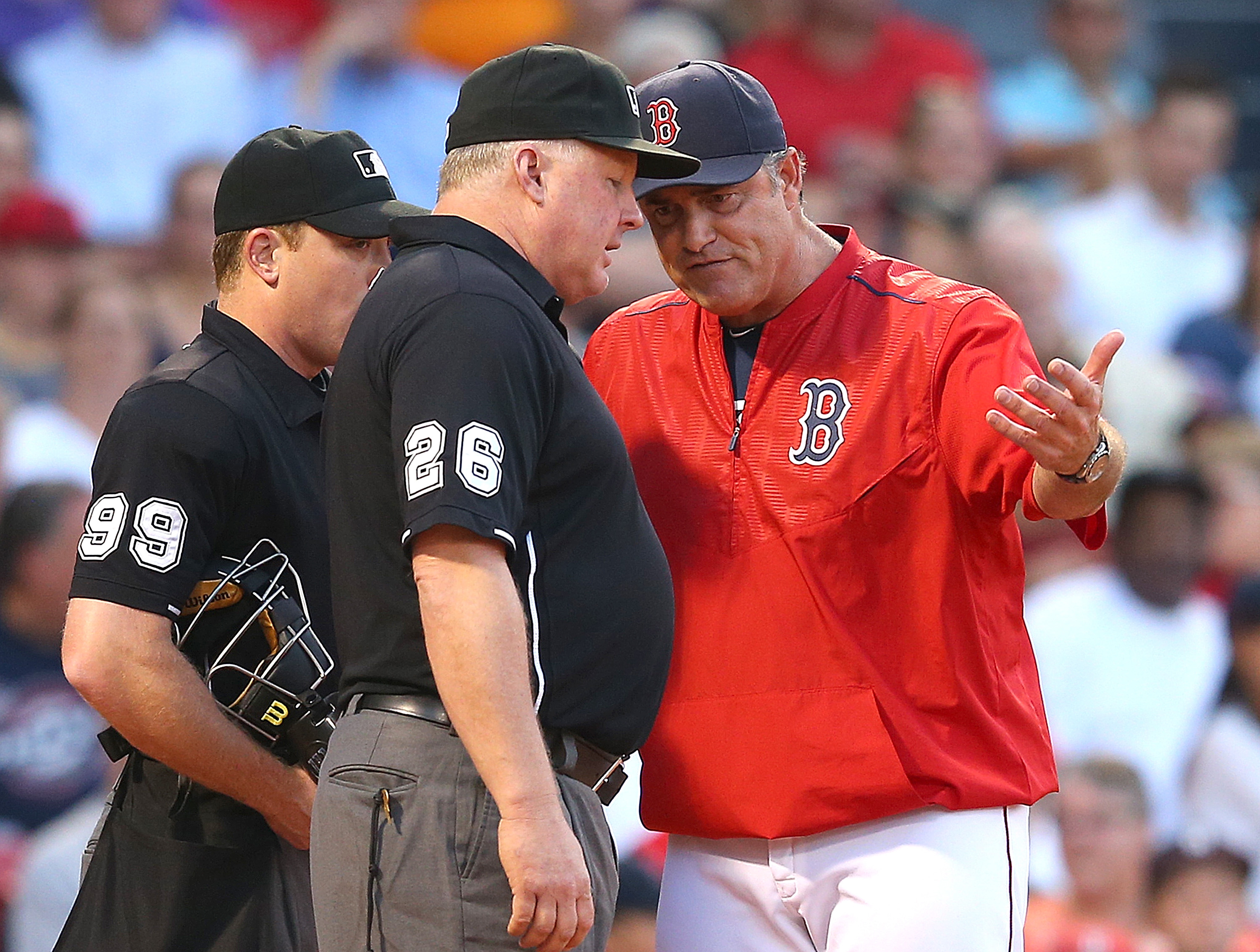 Farrell was a coach for several years before his first managerial job with Toronto (Getty)