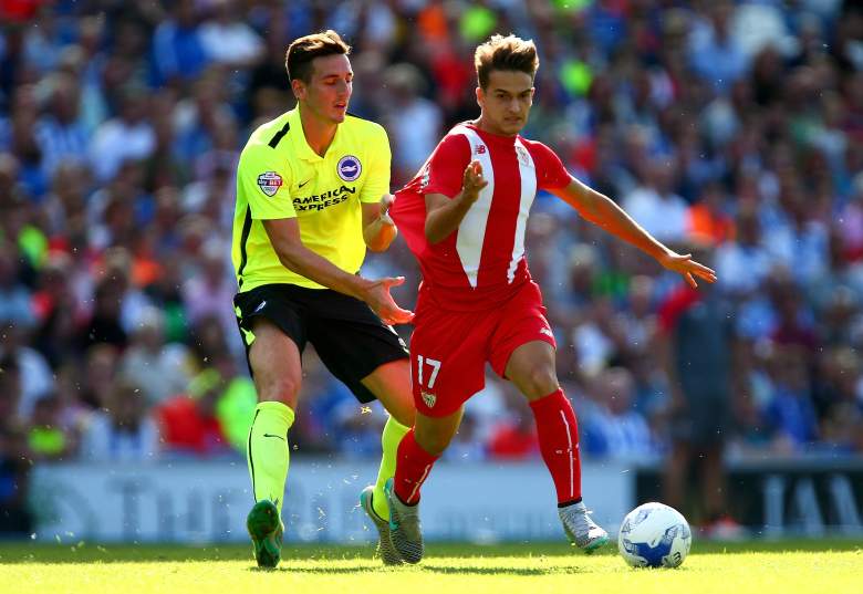Sevilla spent part of its preseason in England, including a match against Championship side Brighton. Getty)