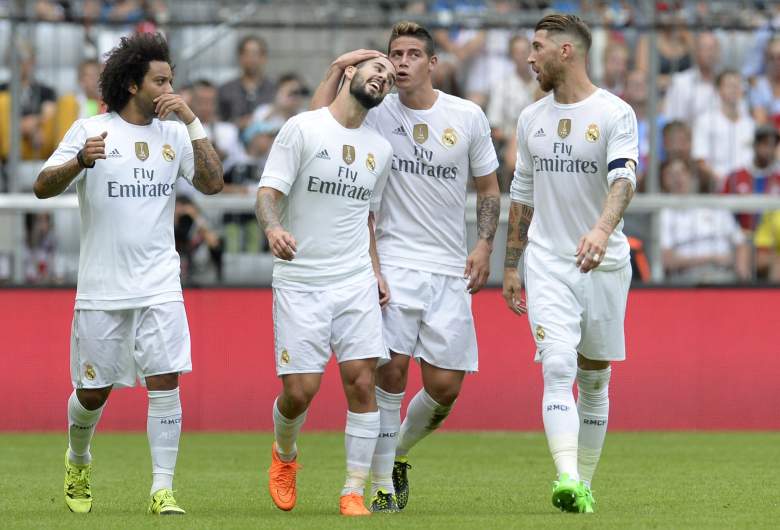 Real Madrid cruised into the Audi Cup final despite the absence of Ronaldo and Benzema. Getty)