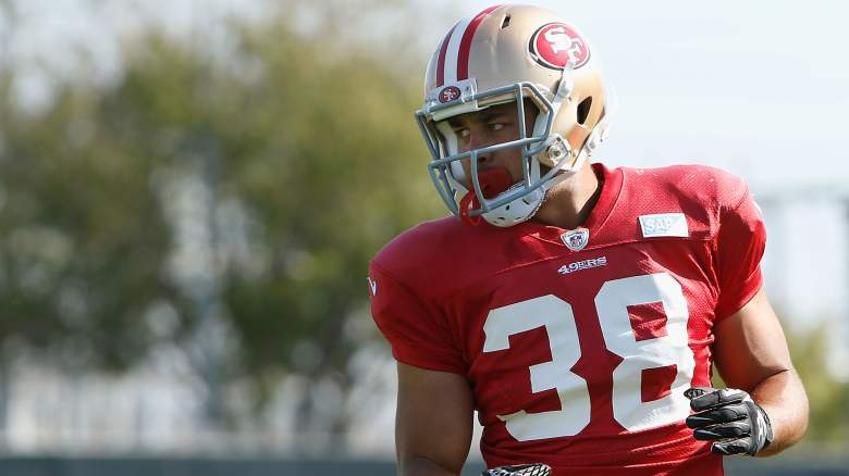 Jarryd Hayne will be one of the most compelling players to watch when the San Francisco 49ers take on the Dallas Cowboys Sunday night. (Getty)