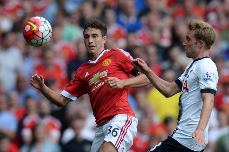 Matteo Darmian (L) impressed in his Manchester United debut. (Getty)