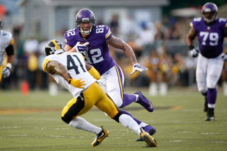 Can Kyle Rudolph become an impact player on offense for Minnesota? Getty)