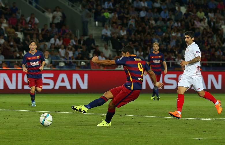 Luis Suarez helped Barcelona win the treble last season. (Getty)